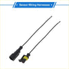 Black pin sensor wiring harness for toyota land cruiser 2008-2017 with yellow accent connector visible