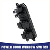 Black plastic power door window switch with multiple buttons for windows and locking for toyota prius 2001-2009