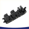 Black plastic power door window switch for toyota prius 2001-2009 with four buttons including b and wiper symbol