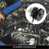 Close-up of black and silver ribbed pulley on power steering pump for 2004-2006 toyota sienna engine bay
