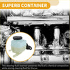 Power steering reservoir for toyota sienna 1998-2003 translucent light blue and pale green plastic with black cap