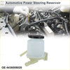 Power steering reservoir for Toyota Sienna 2004-2009 clear plastic with black cap and beige mounting brackets