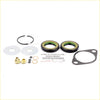 Power steering rex2 kit for toyota hilux 4wd 2004-2016 with black and green rubber gaskets and brass fittings