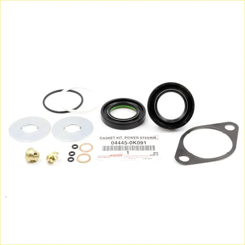 Black rubber power steering rex2 gasket kit with metallic and brass parts for toyota hilux sr 4wd 2004-2016