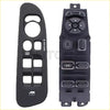 Black plastic power window master control switch and bezel with window and mirror buttons for dodge ram 2002–2009