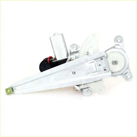 Silver metal power window regulator assembly with black motor housing and wiring for toyota hilux 2004-2016 back side
