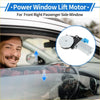 Silver and black power window lift motor for front right passenger side of toyota cressida 1979-1992 shown from back