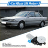 Silver power window regulator lift motor with black and blue parts for toyota cressida 1979-1992 back side view