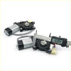 Black and silver electric power window regulator motor for mitsubishi colt 1991-1995 with 63.04 mm width measured