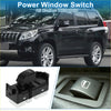 Black plastic power window switch with auto label and door handle icon for toyota prado 4000 2700 installed and standalone