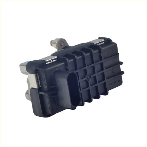 Black plastic air flow sensor with metallic connectors and ribbed surface for premium turbo charger ford transit 2.2l rwd