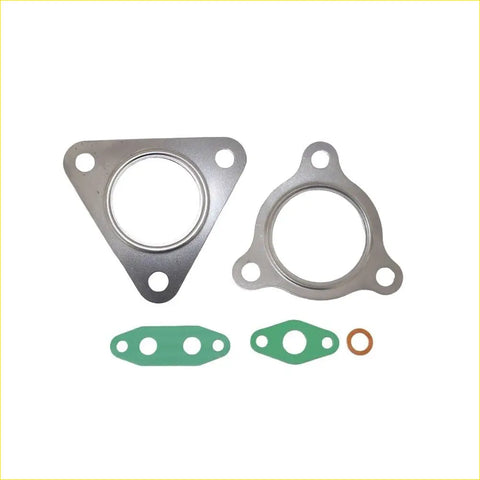 Set of metallic exhaust manifold gaskets with green and brown sealing rings for mitsubishi triton mq 4n15 2.4l turbo kit