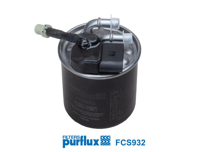 Purflux Fuel Filter 124mm H 8mm Int Dia 86mm Ext Dia 10mm