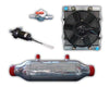 PWR Liquid To Air Barrel Intercooler Kit 100x200mm PWR5217