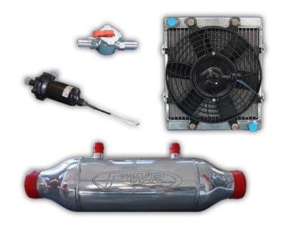 PWR Liquid To Air Barrel Intercooler Kit 150x250mm PWR5220