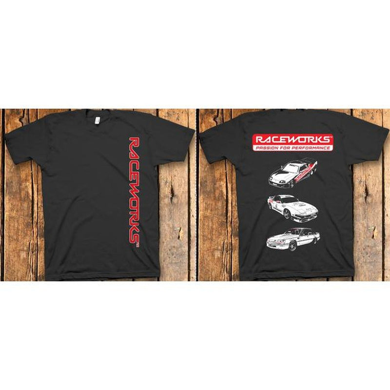 Raceworks XL Black T-Shirt Short Sleeve
