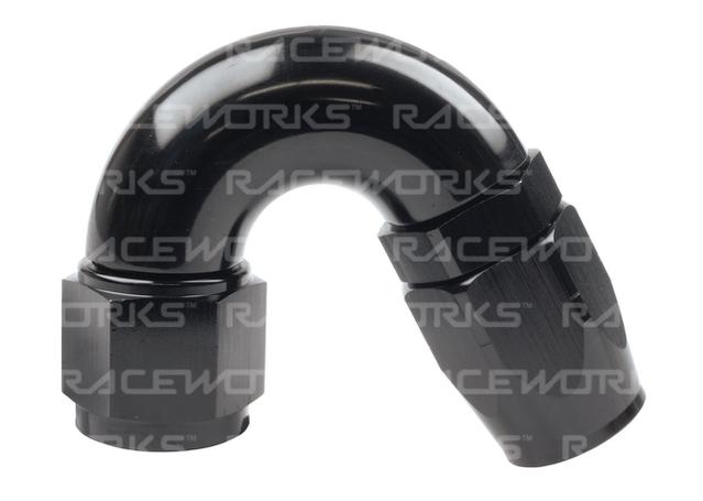 Raceworks Cutter Hose Fitting An-8 150 Deg