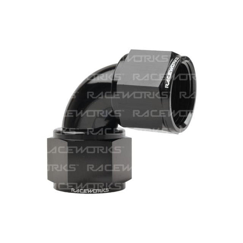 Raceworks Female To Female Swivel An-12 90 Deg