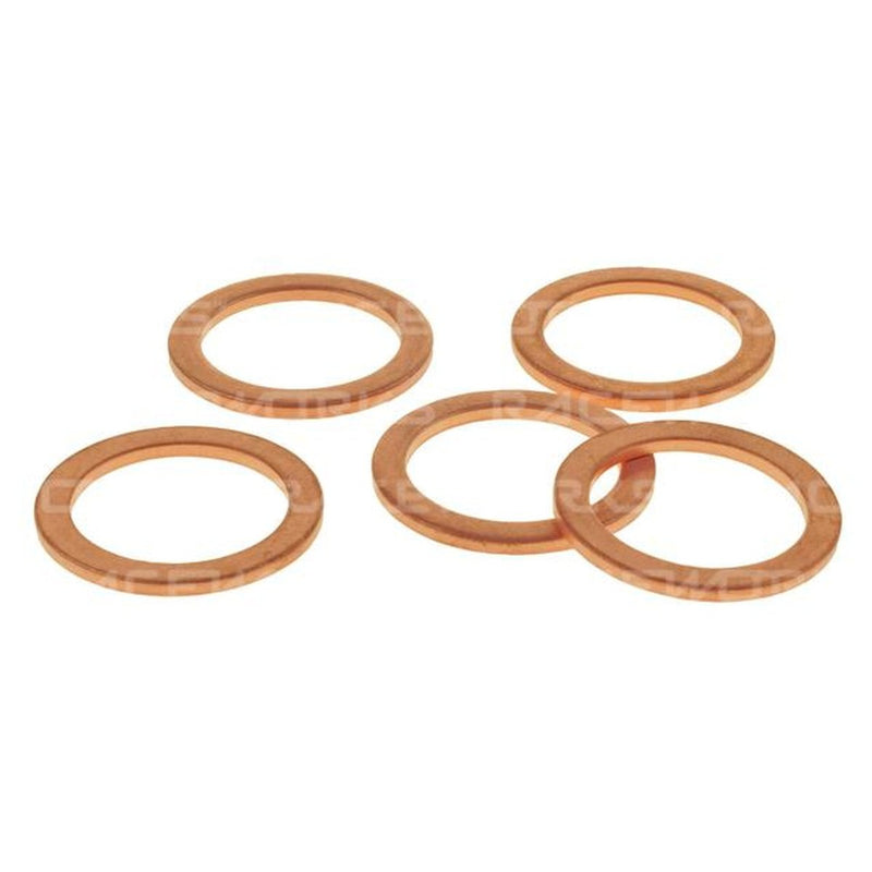 Raceworks Copper Washers Id11mm Od16.9mm T1.4mm 5Pk
