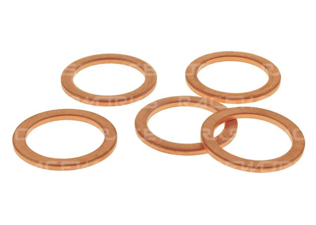 Raceworks Copper Washers Id8mm Od13.8mm T1.4mm 5Pk