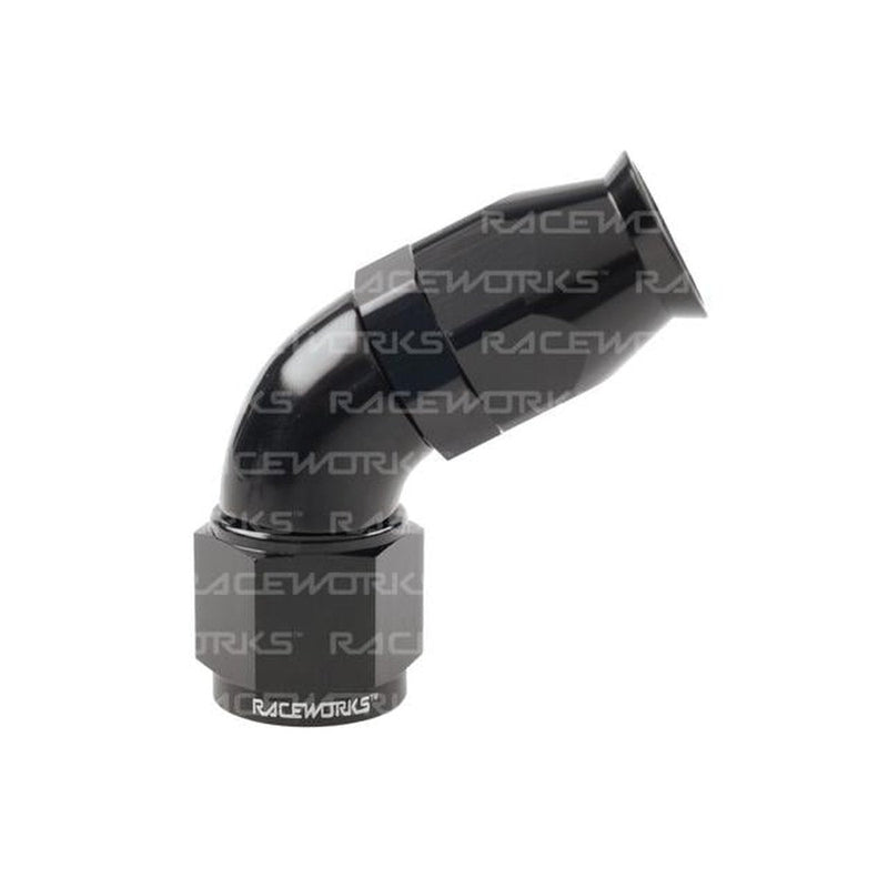 Raceworks Teflon Hose Fitting An-8 60 Deg