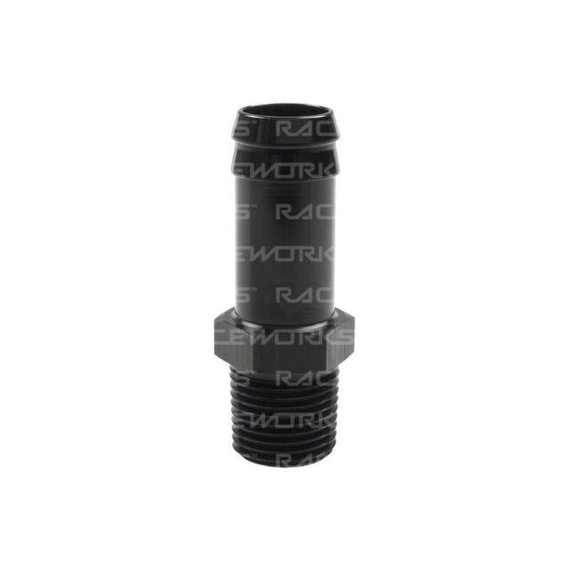 Raceworks Male Npt 1/2 To 3/4 Barb.