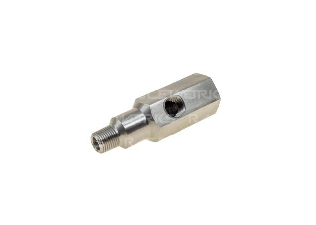 Raceworks Stainless Oil Pressure Tee/Gauge Adapter 1/4in.