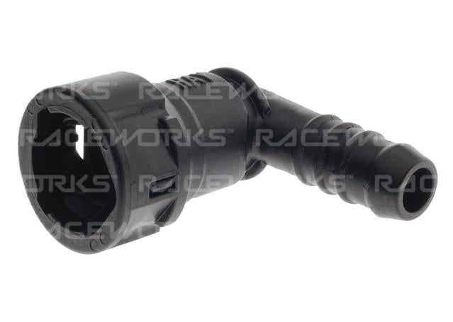Raceworks Gm Female Efi 90 Deg Adaptor 5/16 Tube To 5/16