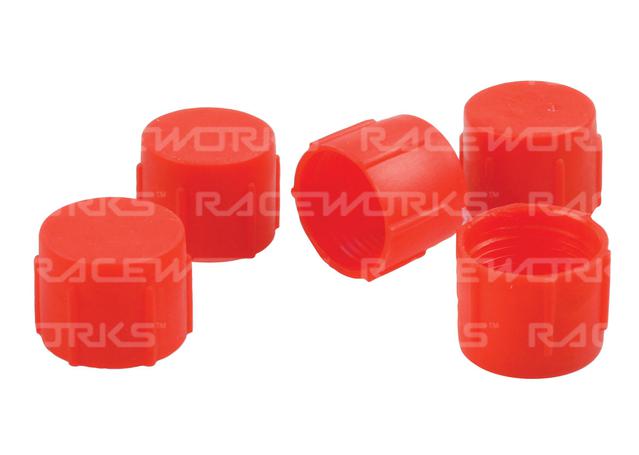 Raceworks An-4 Plastic Flare Cap 5Pk