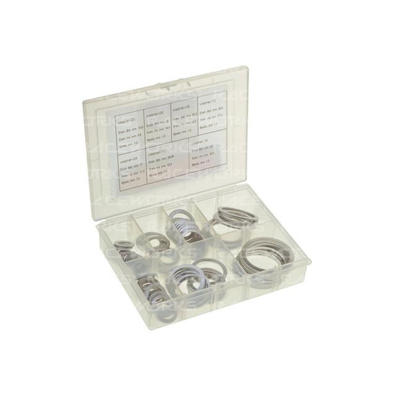 Raceworks Aluminium Washer Kit 10 Of Each Size An-3 To
