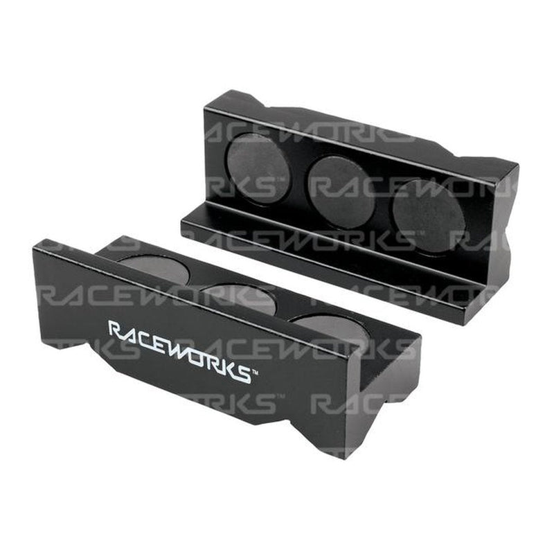 Raceworks Billet Aluminium Vice Jaws (Black)