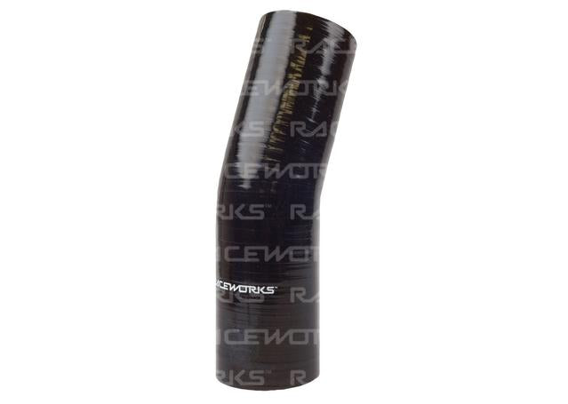 Raceworks Silicone 23 Elbow 3" (76mm) Black