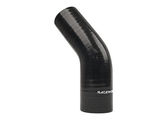 Raceworks Silicone Hose Reducers 45 Deg Elbow 3.75-4in.