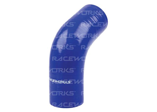 Raceworks Silicone 67 Elbow 2" (51mm) Blue