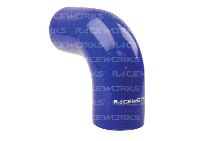 Raceworks Silicone 90 Elbow 2.5" (63mm) Blue