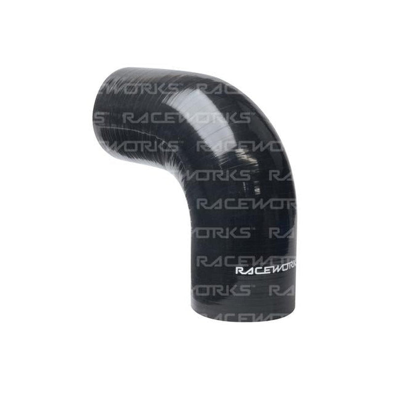 Raceworks Silicone 90 Elbow 4" (102mm) Black