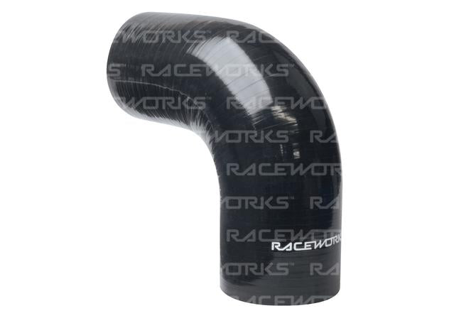 Raceworks Silicone 90 Elbow 2" (51mm) Black
