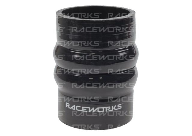 Raceworks Silicone Double Hump Hose 2.5" (63mm) Black