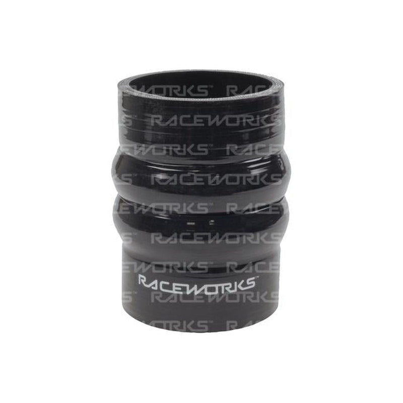 Raceworks Silicone Double Hump Hose 3" (76mm) Black