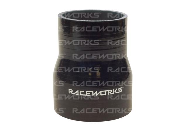 Raceworks Silicone Hose Reducer 3"-3.25" (76-82mm) Black