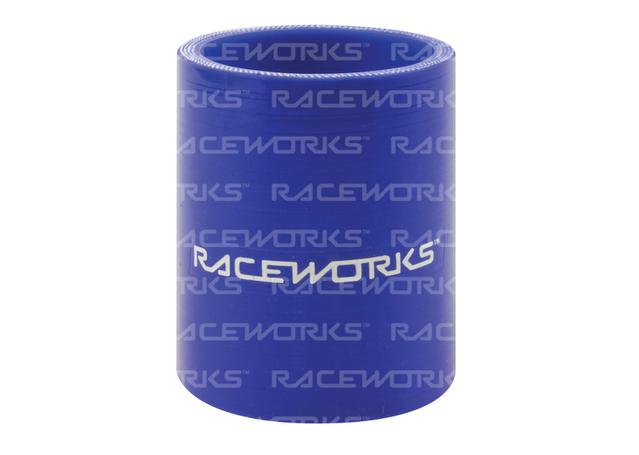 Raceworks Silicone Straight 3" (76mm) X 75mm Blue