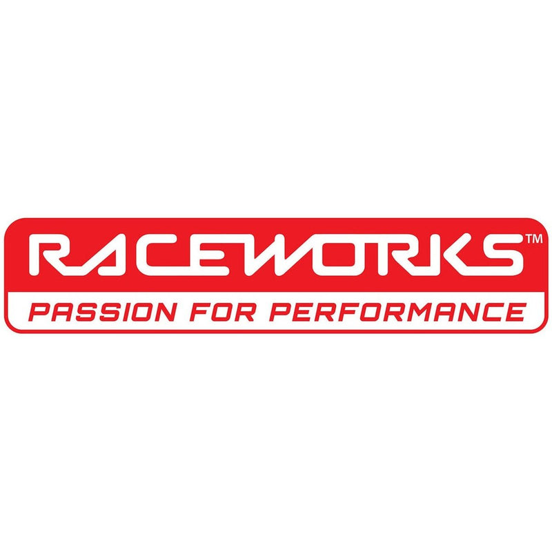 Raceworks Breather Tank 1L Straight Ports Black W/ Drain
