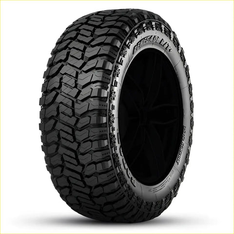 Black rubber radar renegade rt plus off-road tire with deep aggressive tread and renegade branding on sidewall