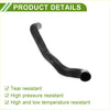 Black rubber radiator coolant hose for toyota highlander 3.5l with reinforced texture and smooth curved design