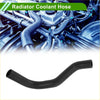 Black rubber radiator coolant hose with curved design for toyota t100 van 1984-1994 set of 2 hoses