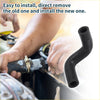 Black rubber radiator hose for toyota 4runner 2000 with curved design and printed part number visible