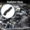 Black rubber radiator hose with curved design installed in engine bay for toyota crown 2.0t pioneer edition 2016-2020