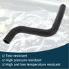 Black rubber radiator hose with curved design and part number 10726-4l591 for toyota highlander 7-seater elite edition