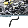 Black rubber radiator hose with smooth flexible curve and reinforced fittings for toyota highlander 7-seater elite edition 2014-2019