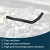 Black rubber radiator hose for Toyota Land Cruiser 2012-2016 with a smooth flexible curve lower hose 1657231292